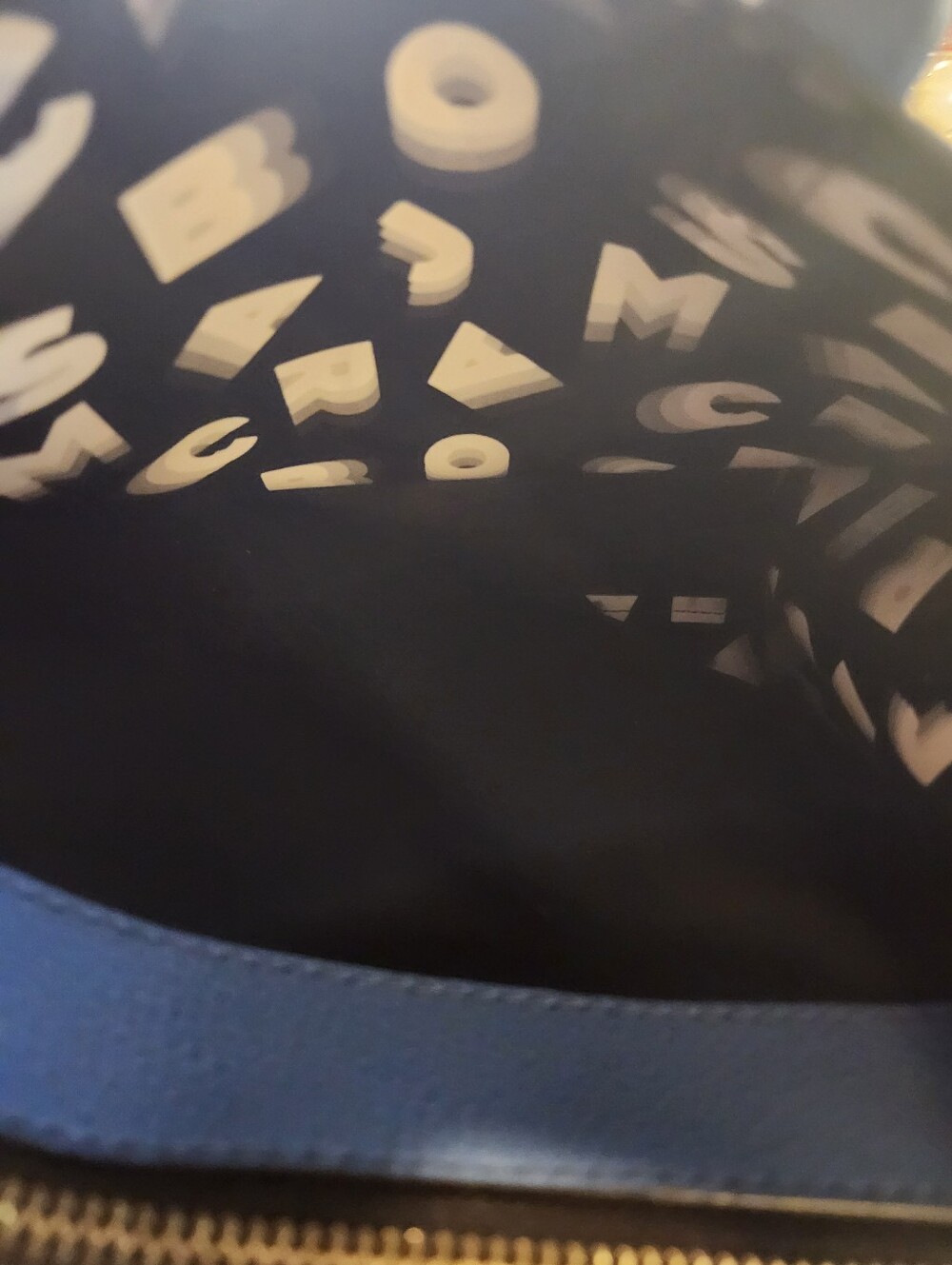LOW START Marc Jacobs Navy Grind Tote Bag - Picture 9 of 12